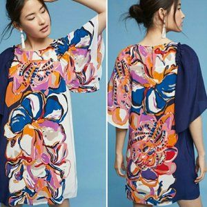 Maeve Vero Dress 100% Silk Anthropologie